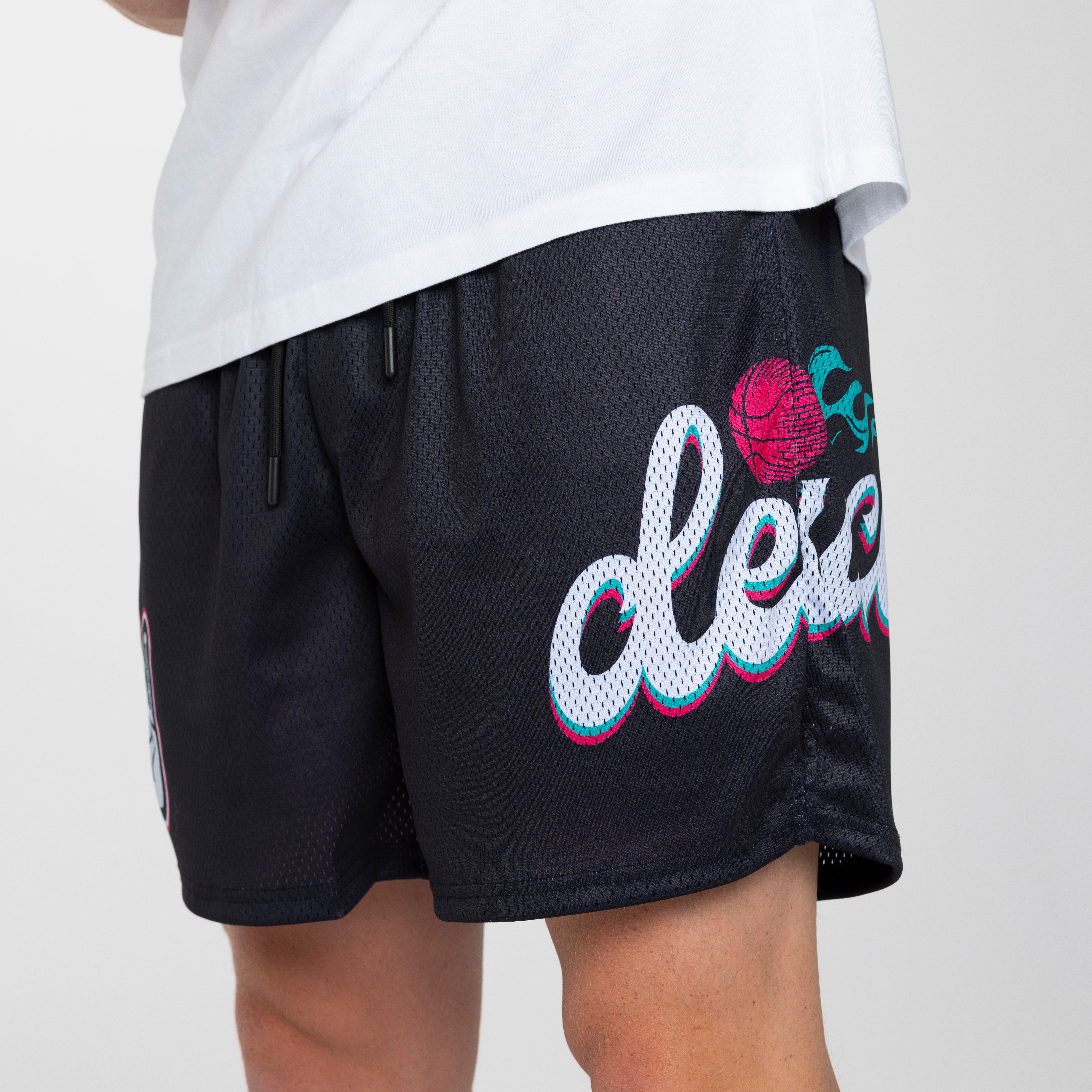 ウェア DEUCE MESH SHORTS | FIRE FLAMES Deuce Mesh Shorts | Fire Flames – Deuce Brand