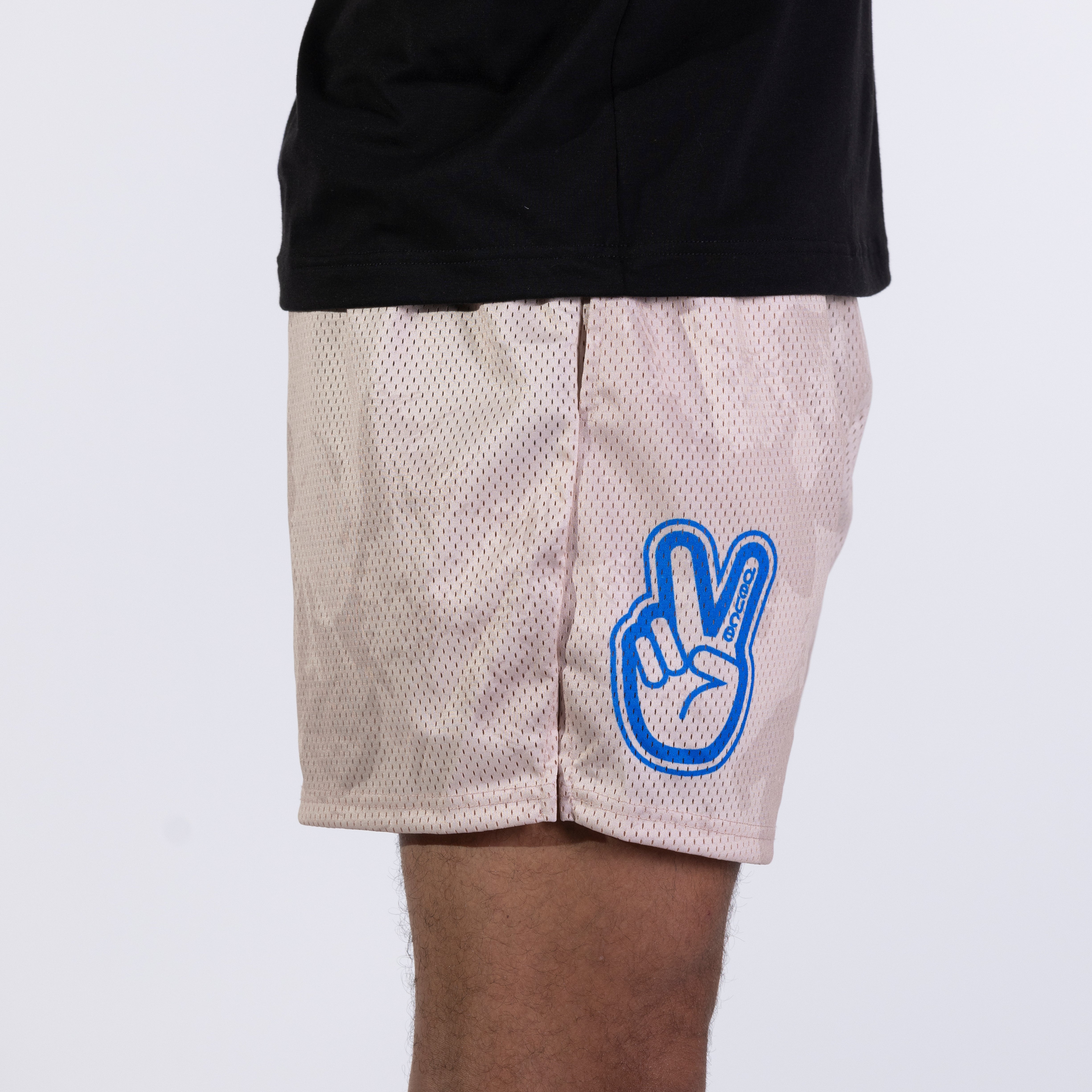 DEUCE MESH SHORTS | Vanilla – Deuce Brand Australia