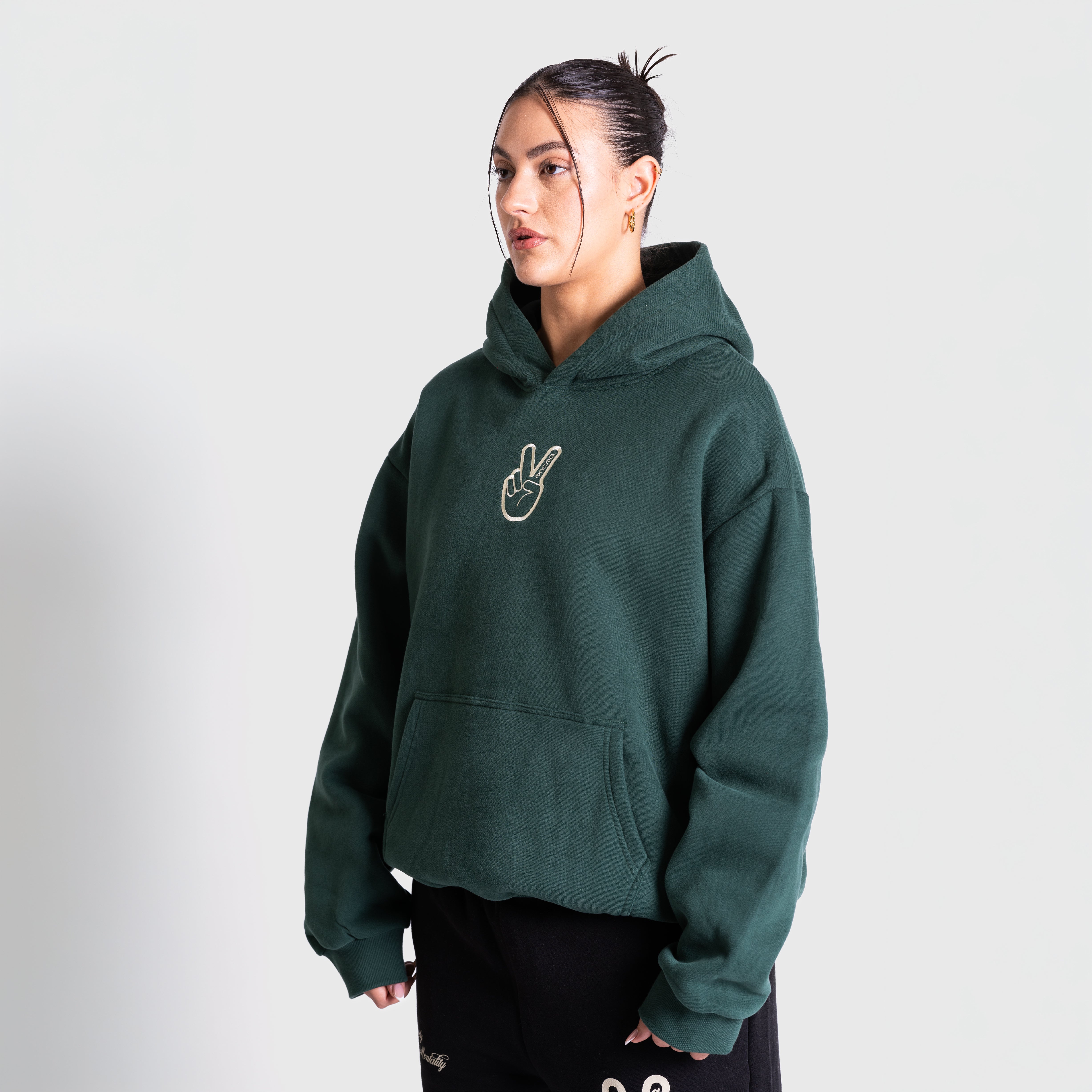 DEUCE PEACE HOODIE | Forest Green – Deuce Brand Australia