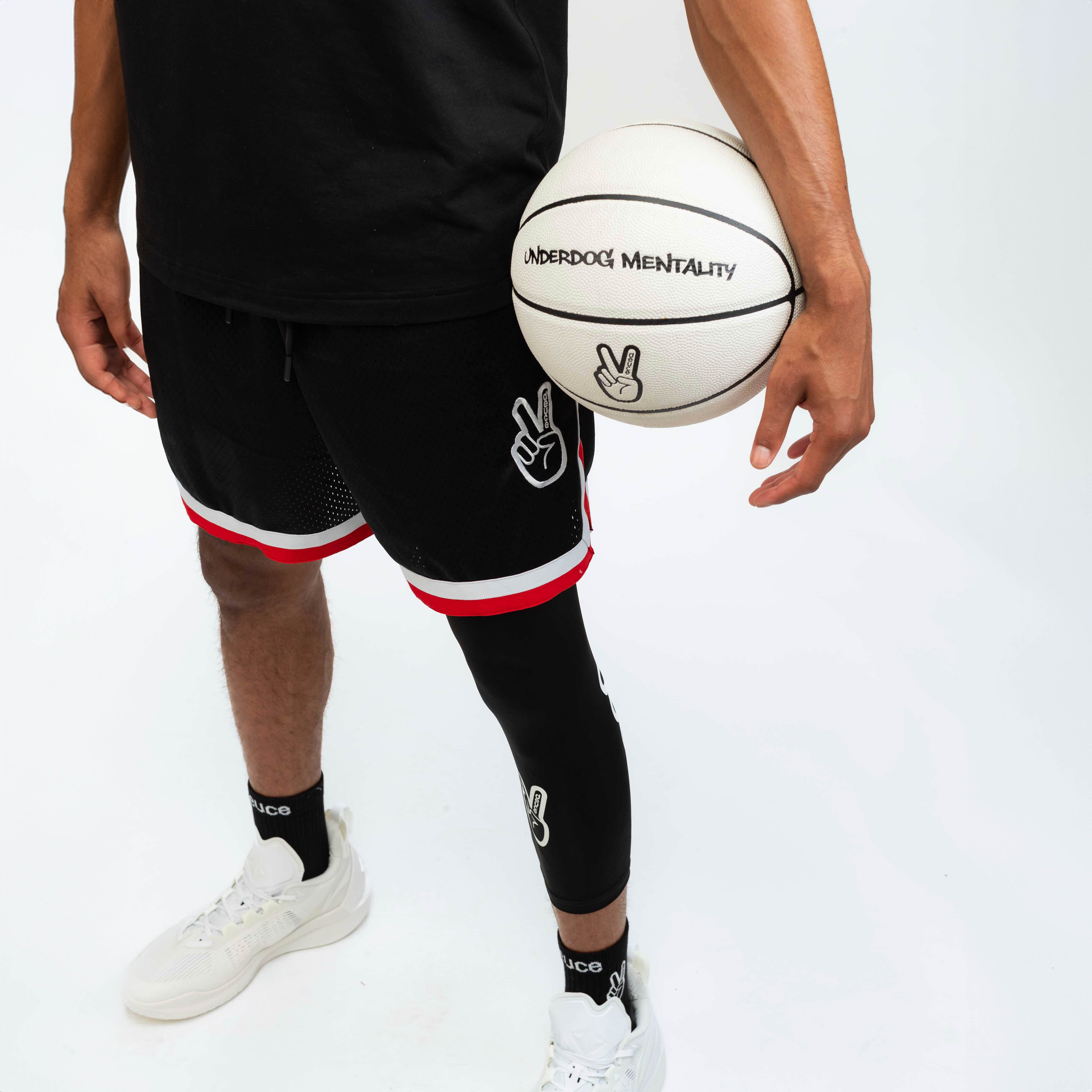 ウェア DEUCE ONE LEGGED BASKETBALL TIGHTS BLACK DEUCE ONE LEGGED TIGHTS | Black – Deuce Brand Australia
