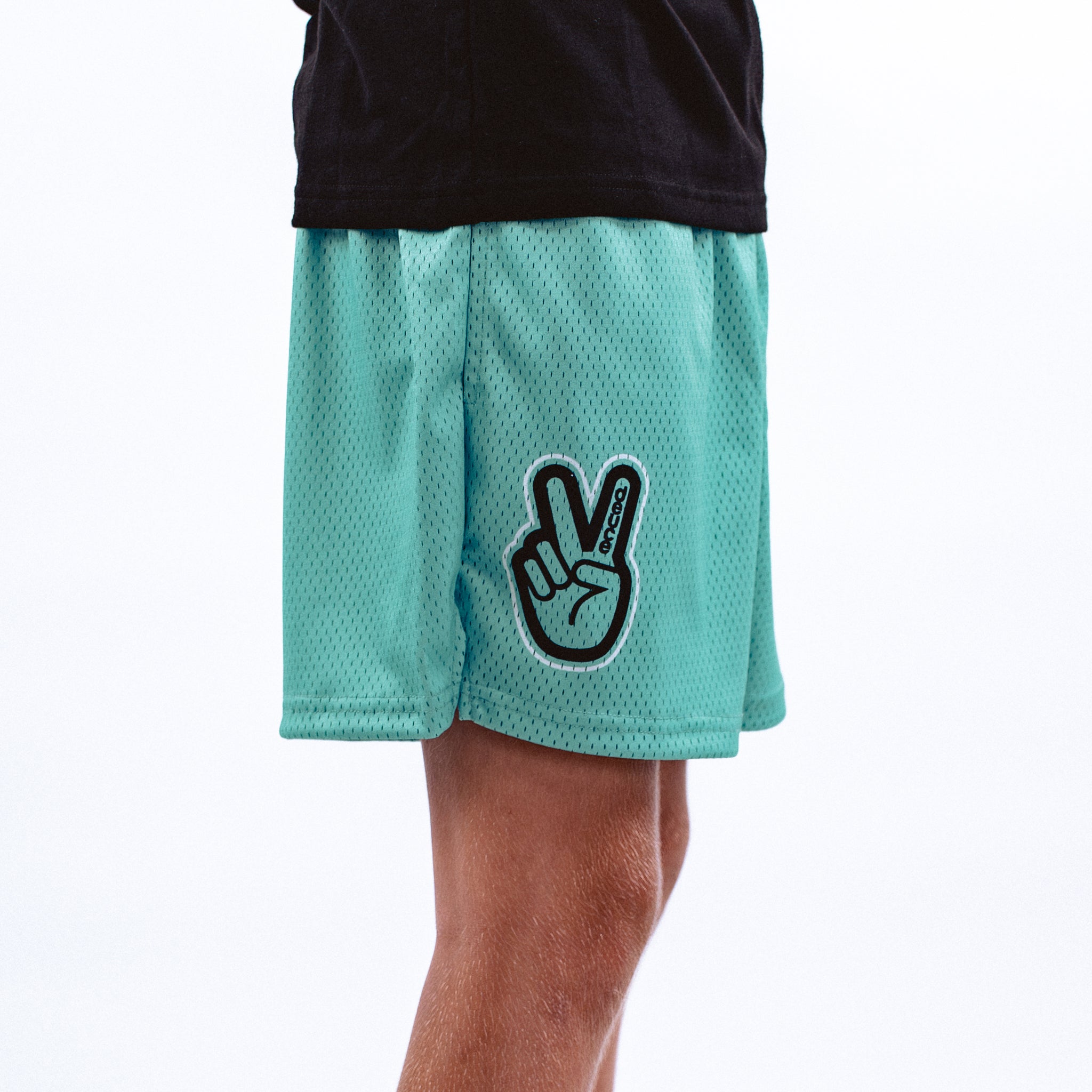 DEUCE KIDS MESH SHORTS | Mint – Deuce Brand Australia