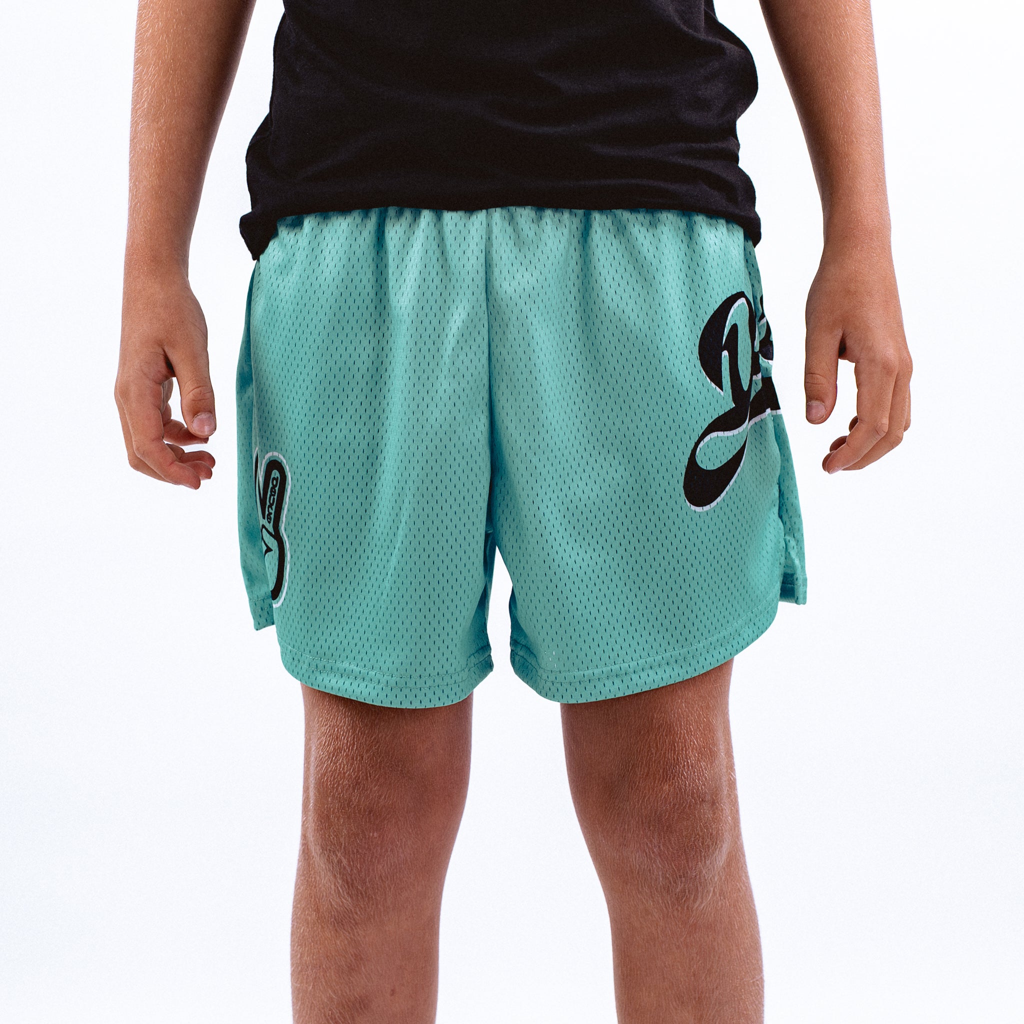 DEUCE KIDS MESH SHORTS | Mint – Deuce Brand Australia