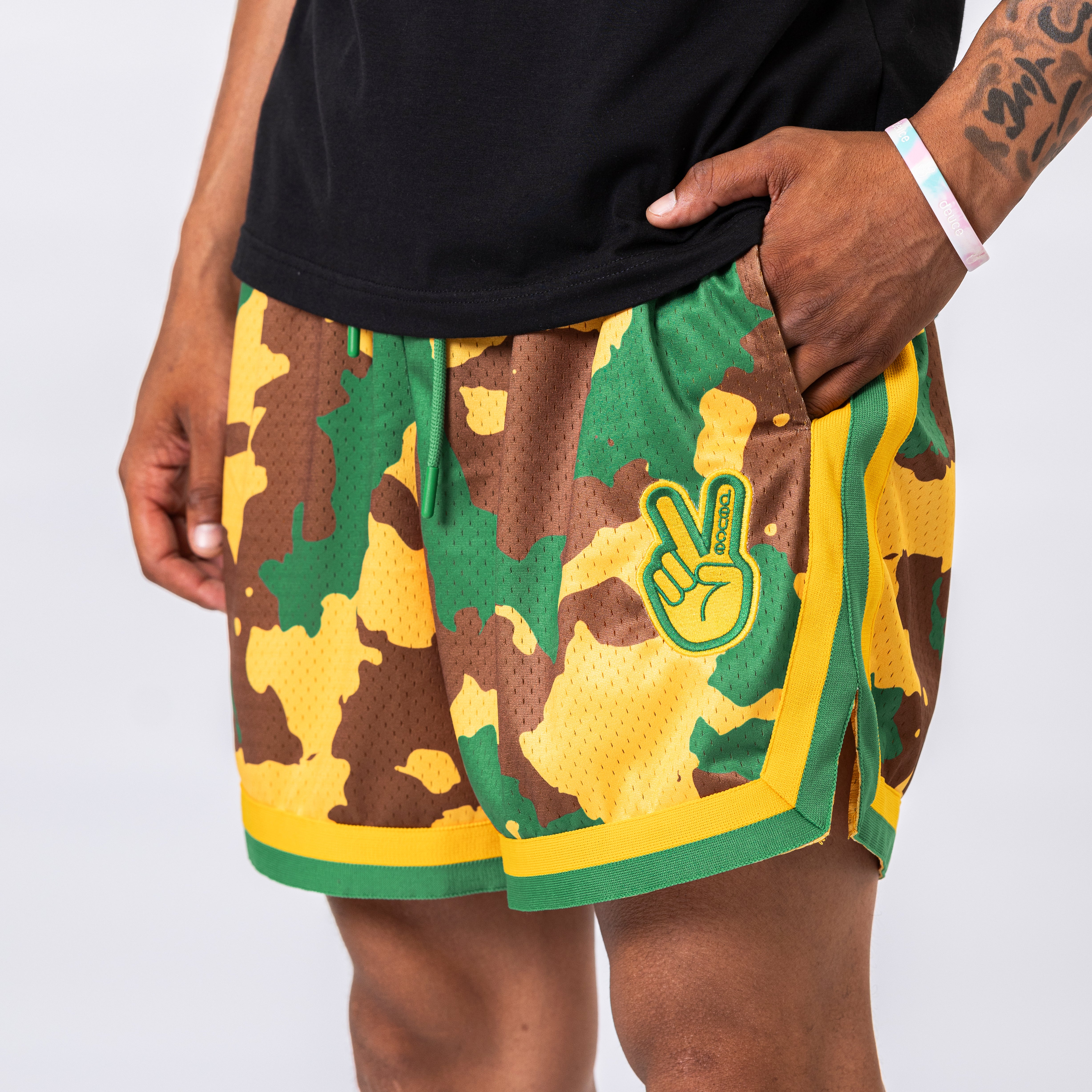 DEUCE VIBE SHORTS 2.0 | Vintage Camo – Deuce Brand Australia