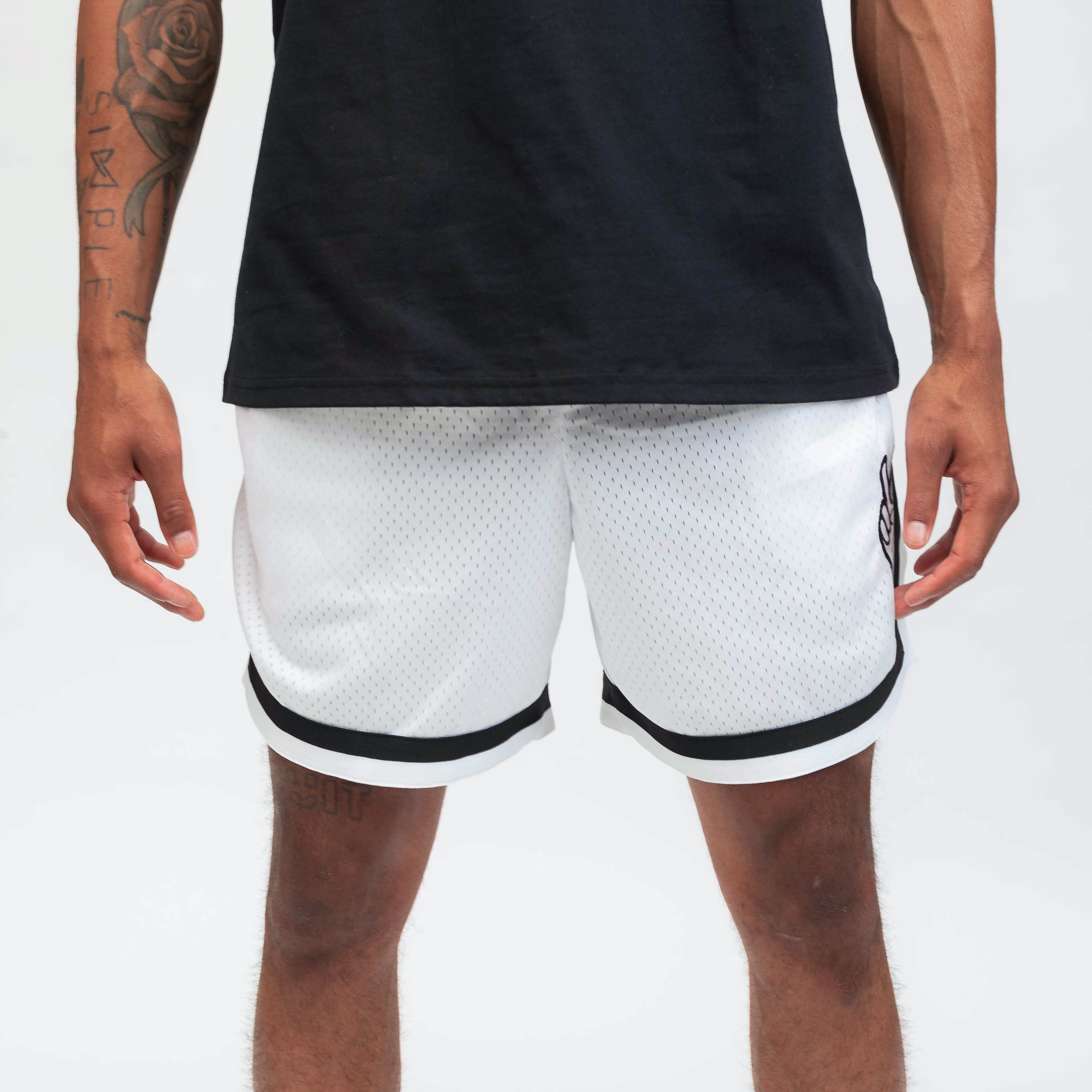 DEUCE VIBE SHORTS 2.0 | White – Deuce Brand Australia