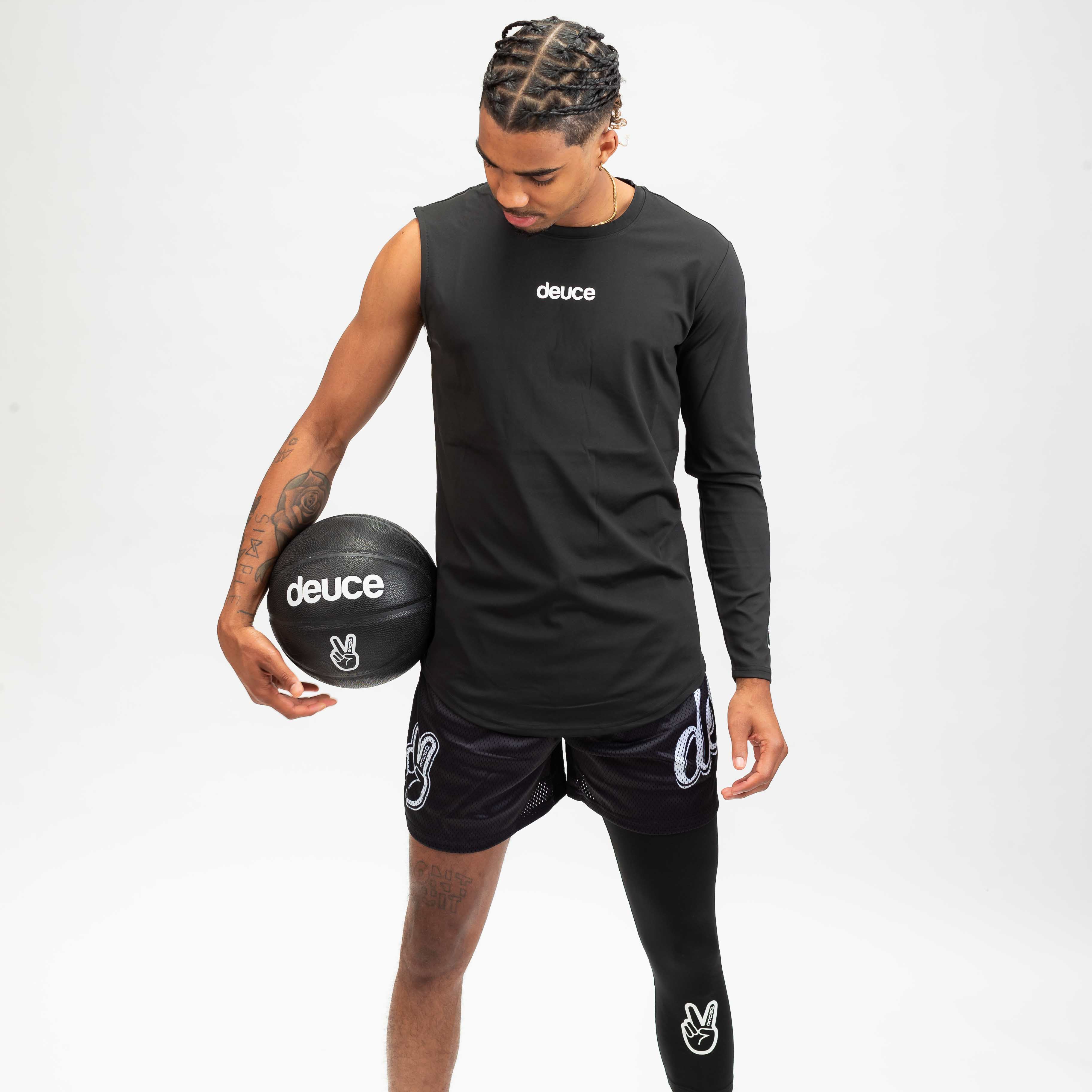 ウェア Deuce One Arm Sleeve Performance Shirt M Deuce One Arm Sleeve Performance Shirt | White – Deuce Brand