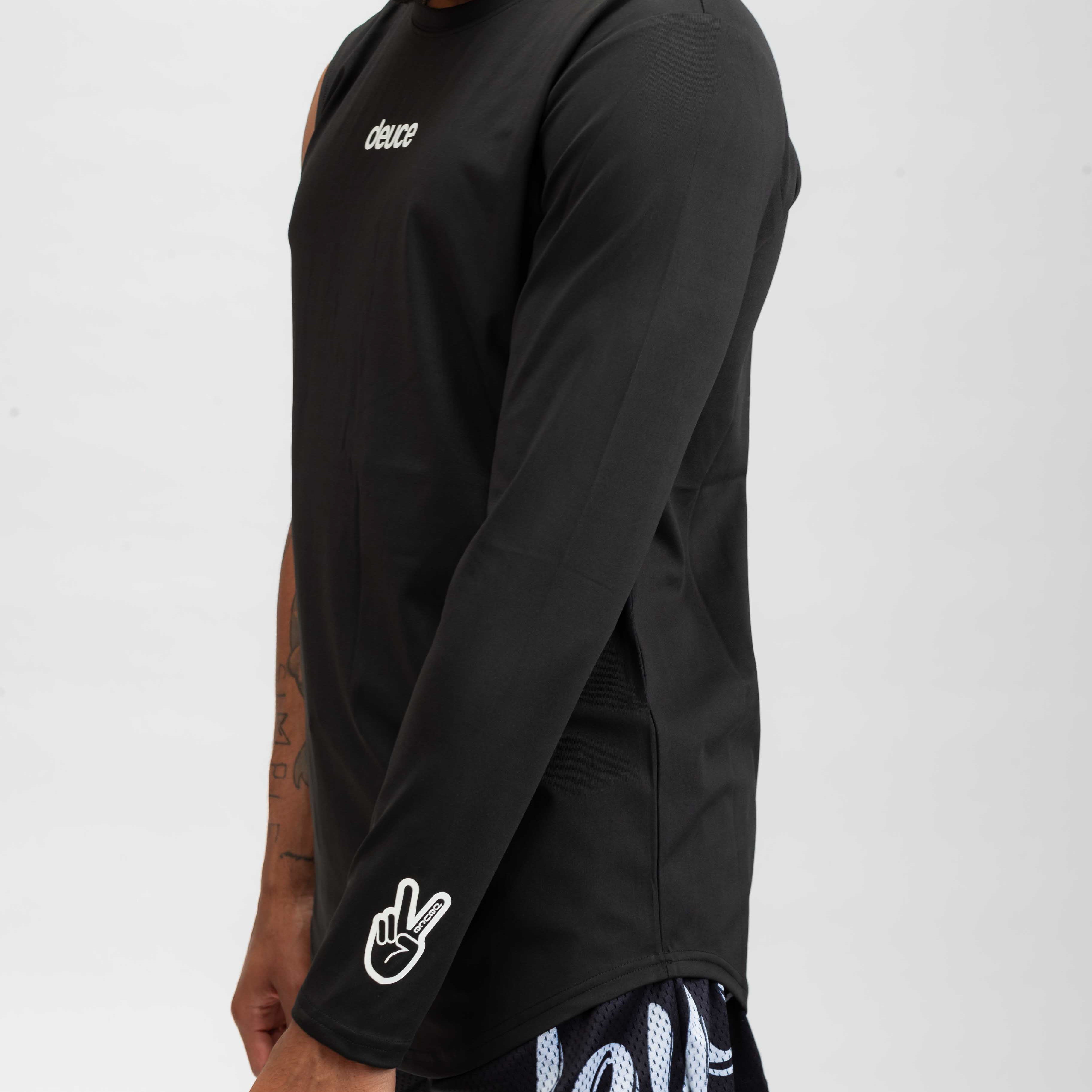 ウェア Deuce One Arm Sleeve Performance Shirt M Deuce One Arm Sleeve Performance Shirt | White – Deuce Brand