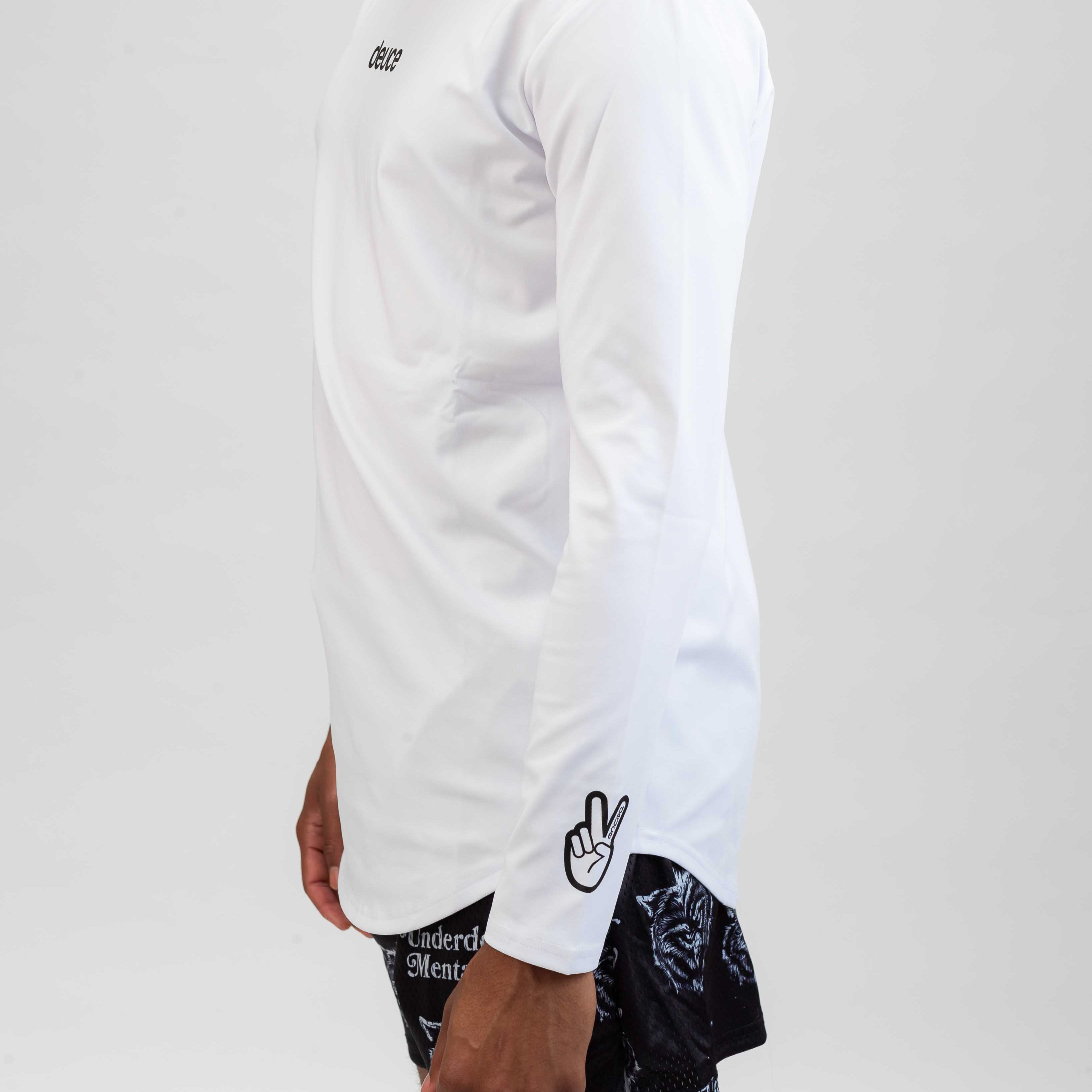 ウェア Deuce One Arm Sleeve Performance Shirt M Deuce One Arm Sleeve Performance Shirt | Black – Deuce Brand