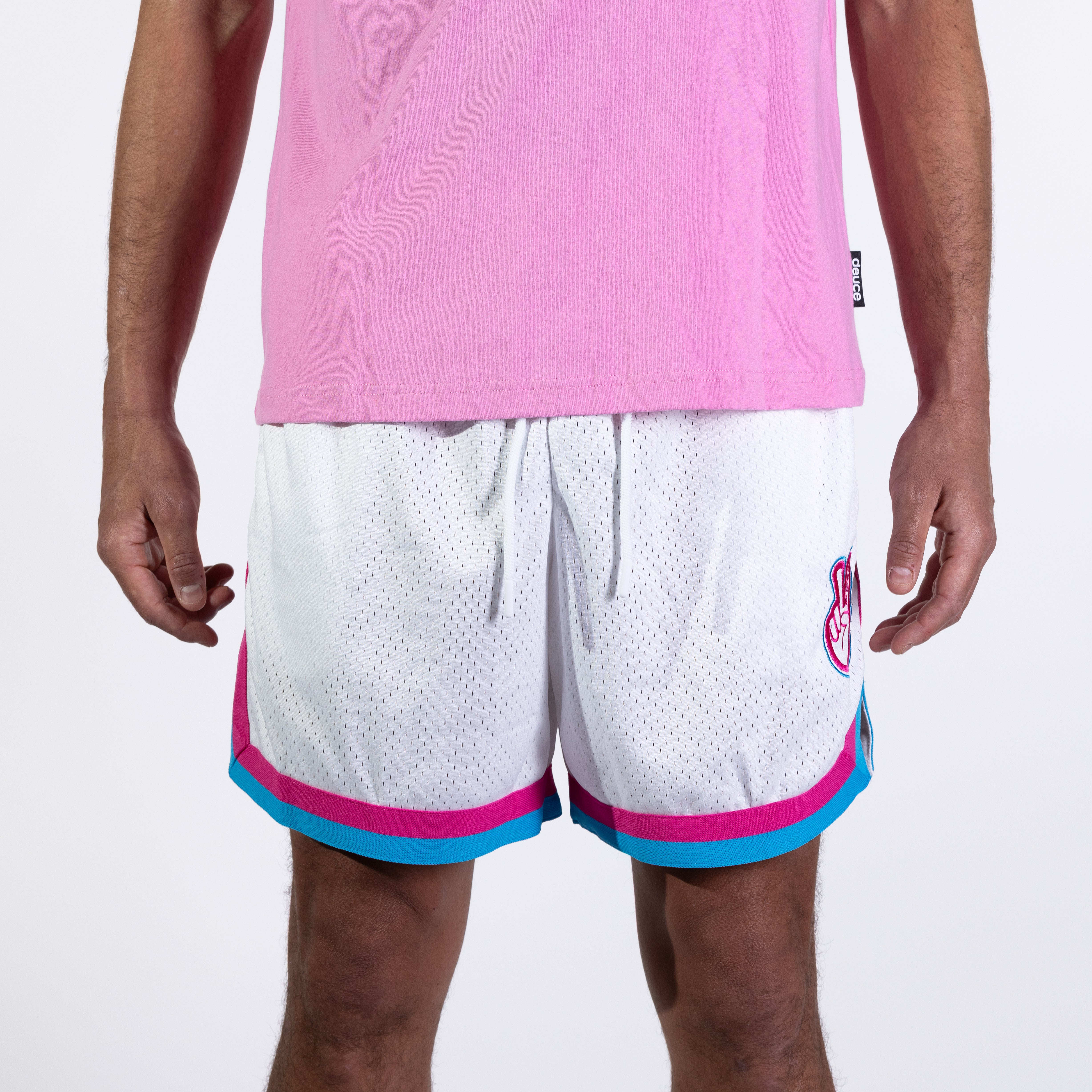 DEUCE VIBE SHORTS 2.0 | Miami Vice White – Deuce Brand Australia